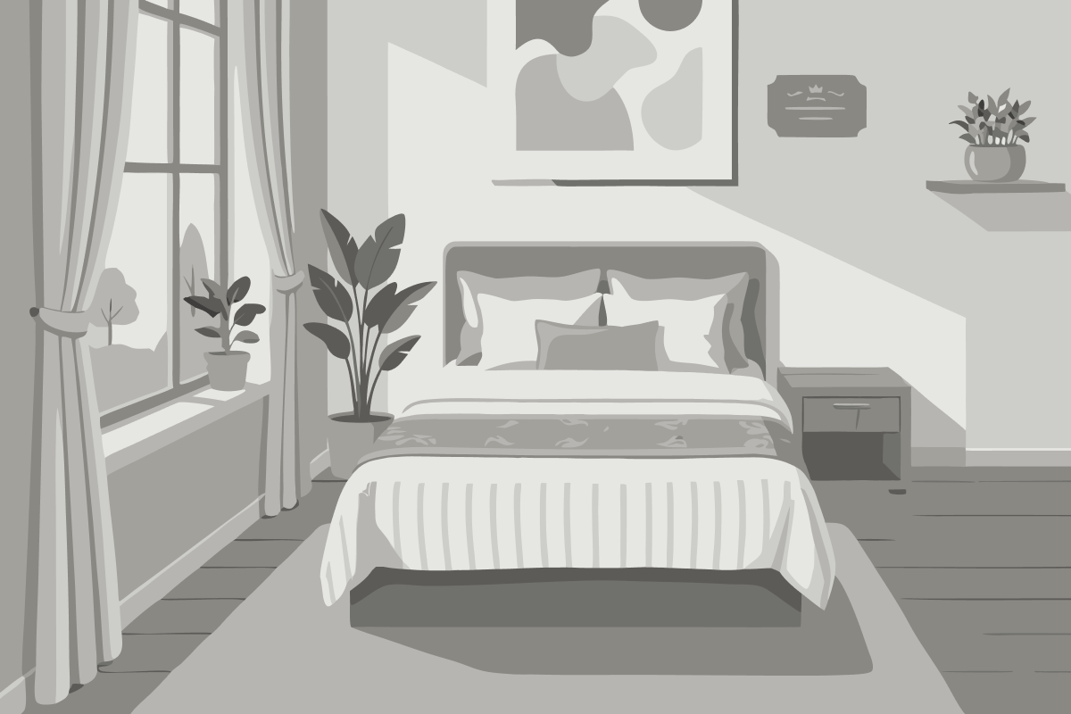 Suite 2 Chambres avec Cuisine et Balcon
